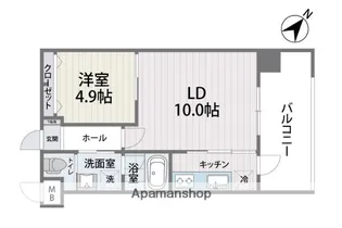 S-FORT筑紫通り【4階】の間取り