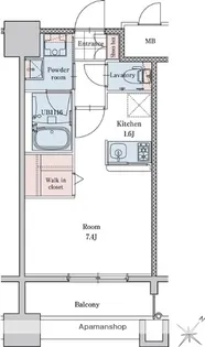 エンクレストベイサイド通り【10階】の間取り