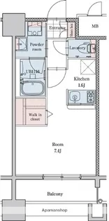 エンクレストベイサイド通り【6階】の間取り