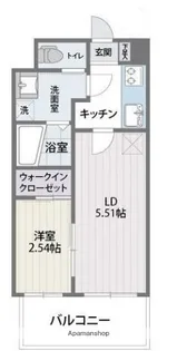 グランフォーレ薬院南【3階】の間取り