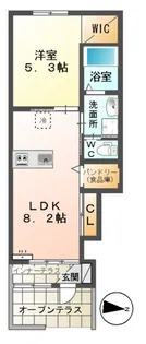 若竹ソフィア【1階】の間取り