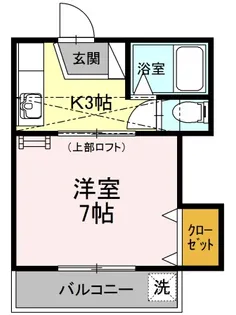 レジデンス友丘【2階】の間取り