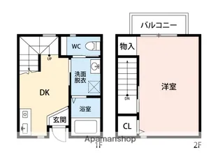 セーブル六本松南【1階】の間取り
