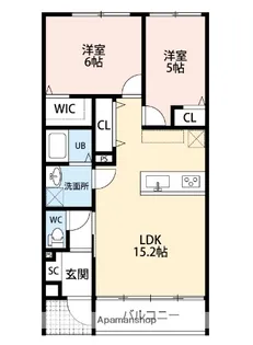 SOLANA【1階】の間取り