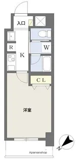 レブリアント大橋南【802号室】の間取り