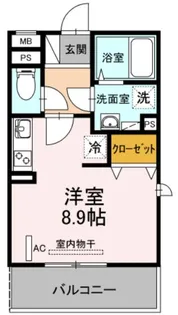 メゾン’Q’【3階】の間取り