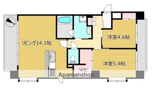 ラ・フルール博多駅南【4階】の間取り