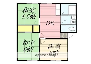 皿山ハイツ【2階】の間取り