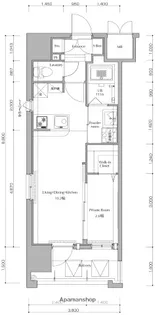 ネストピア藤崎駅前【5階】の間取り