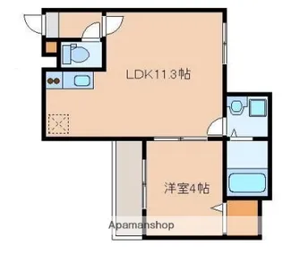 SANBATH MOROOKA【3階】の間取り