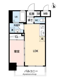 タツミ大橋【8階】の間取り