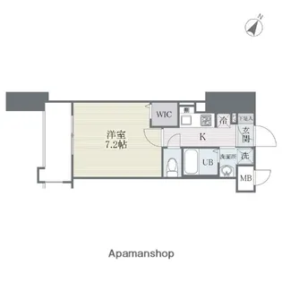 ザ・レジデンス博多【3階】の間取り