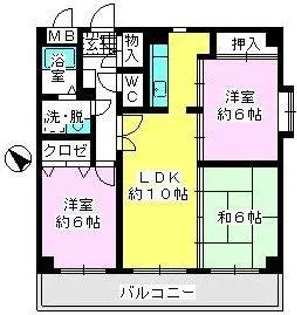 ソフィア92【3階】の間取り