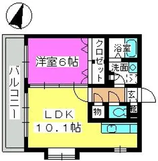 ブラン・ネージュ【2階】の間取り