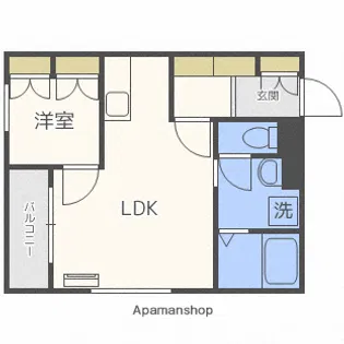 リアンレガーロ平尾ステーションⅡ【1階】の間取り
