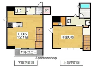サニークレスト薬院【9階】の間取り