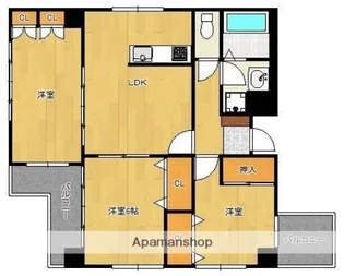 シック薬院【6階】の間取り