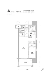 エンクレスト大博通りAPEX【9階】の間取り