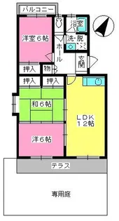 セラヴィ90【1階】の間取り