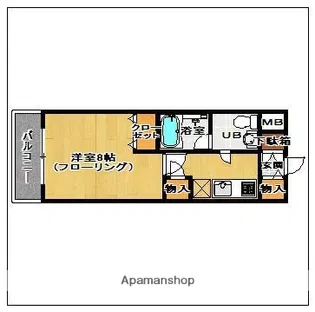 ピュアドームエクセル博多【507号室号室】の間取り