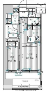グランフォーレ千早マークスクエア ウエストウイング【5階】の間取り