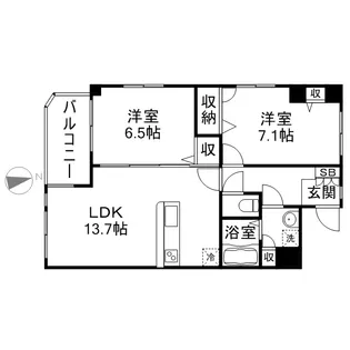 アヴァンティ緑ヶ丘【3階】の間取り