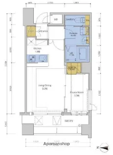ネストピア博多ガーデン【7階】の間取り