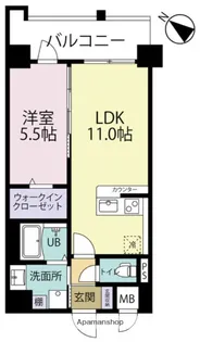 エルグランド吉塚【2階】の間取り