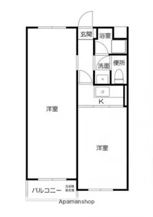 オリエンタル大濠【302号室号室】の間取り