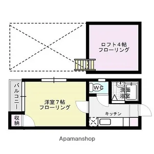 パークコート住吉【2階】の間取り
