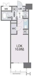 RJRプレシア百年橋【14階】の間取り