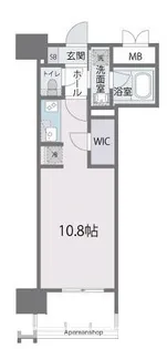 RJRプレシア百年橋【9階】の間取り