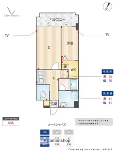 アトリオフラッツ大楠【207号室】の間取り