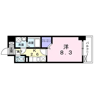 パルトネール板付【3階】の間取り