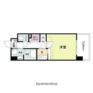 サムティ筥崎宮前【1階】の間取り