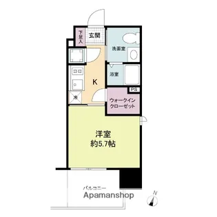 LIVE CASA県庁前【13階】の間取り