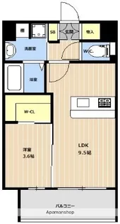 VALENTIA西公園【2階】の間取り