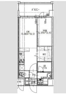 QUINTET MINAMI FUKUOKA【5階】の間取り