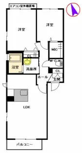 ドエル金山【3階】の間取り