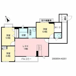 ソラーナⅡ【2階】の間取り
