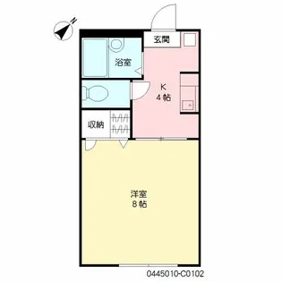 メルヴェーユ弥永 C棟【1階】の間取り