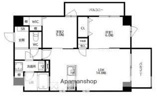 La vie Belle【3階】の間取り