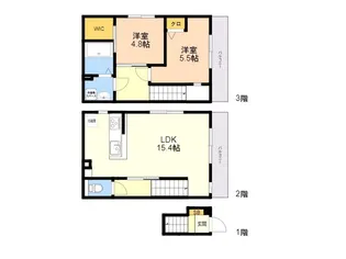 RESIDENCE城西【2階】の間取り