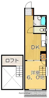 スリーアール有田【2階】の間取り