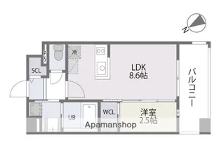 アルティザ春日原駅前マークス【3階】の間取り