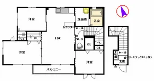ロズィール コート【201号室】の間取り
