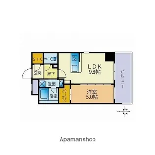 ファーメリー那珂【5階】の間取り