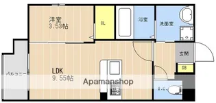 LIBTH高宮東Ⅱ【204号室】の間取り