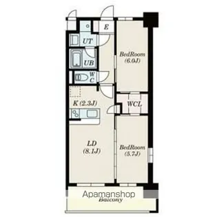 S-RESIDENCE博多駅南afford【3階】の間取り