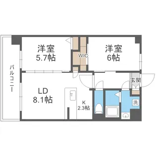 S-RESIDENCE博多駅南afford【3階】の間取り